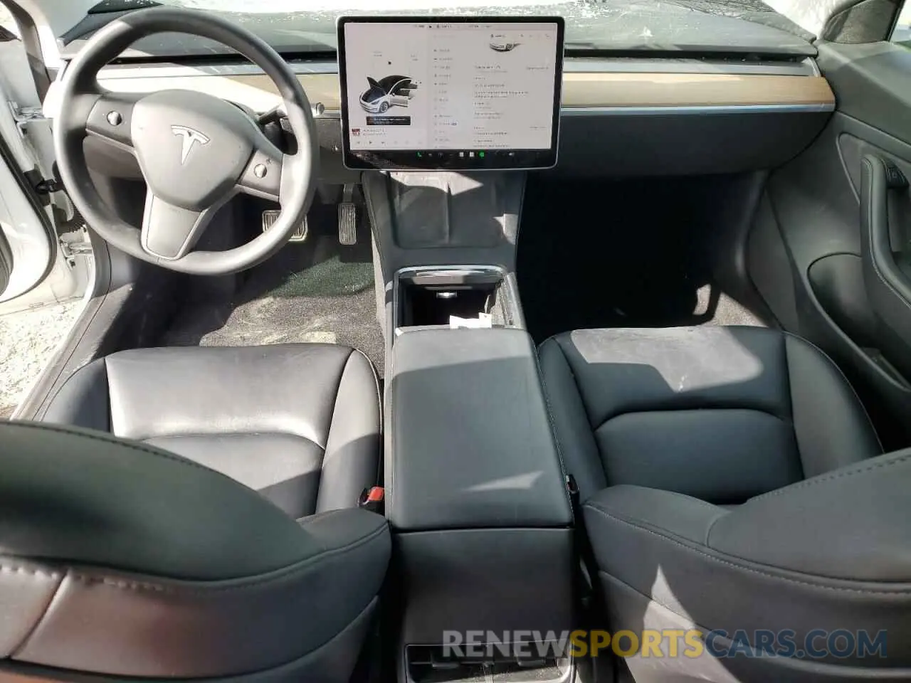 8 Фотография поврежденного автомобиля 5YJ3E1EA0MF861546 TESLA MODEL 3 2021