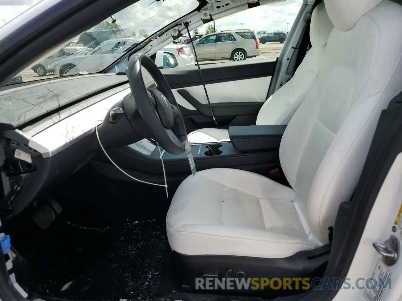 7 Photograph of a damaged car 5YJ3E1EA0MF871056 TESLA MODEL 3 2021