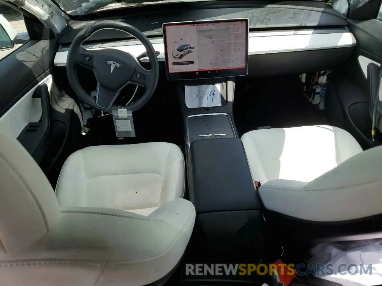 8 Photograph of a damaged car 5YJ3E1EA0MF871056 TESLA MODEL 3 2021