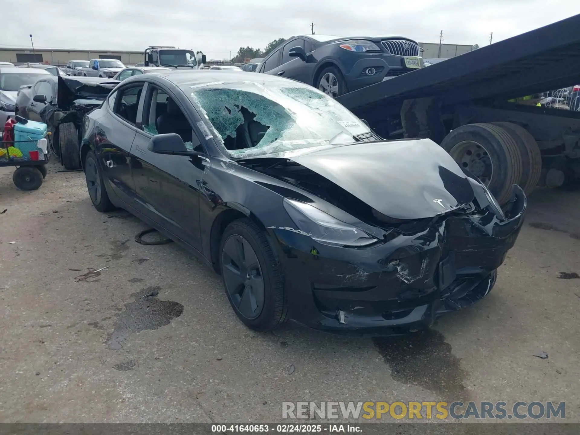 1 Фотография поврежденного автомобиля 5YJ3E1EA0MF911328 TESLA MODEL 3 2021