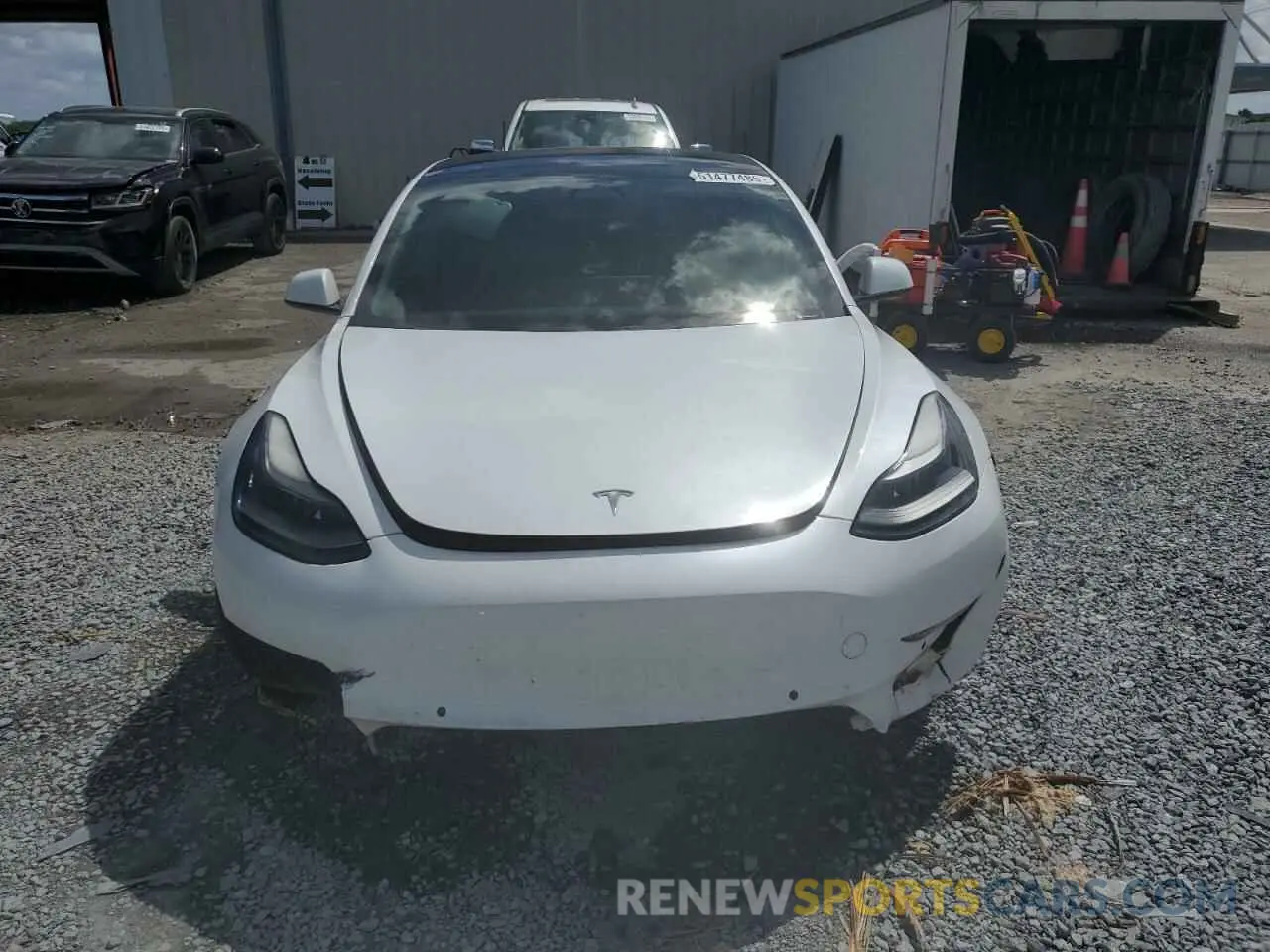 5 Фотография поврежденного автомобиля 5YJ3E1EA0MF920949 TESLA MODEL 3 2021