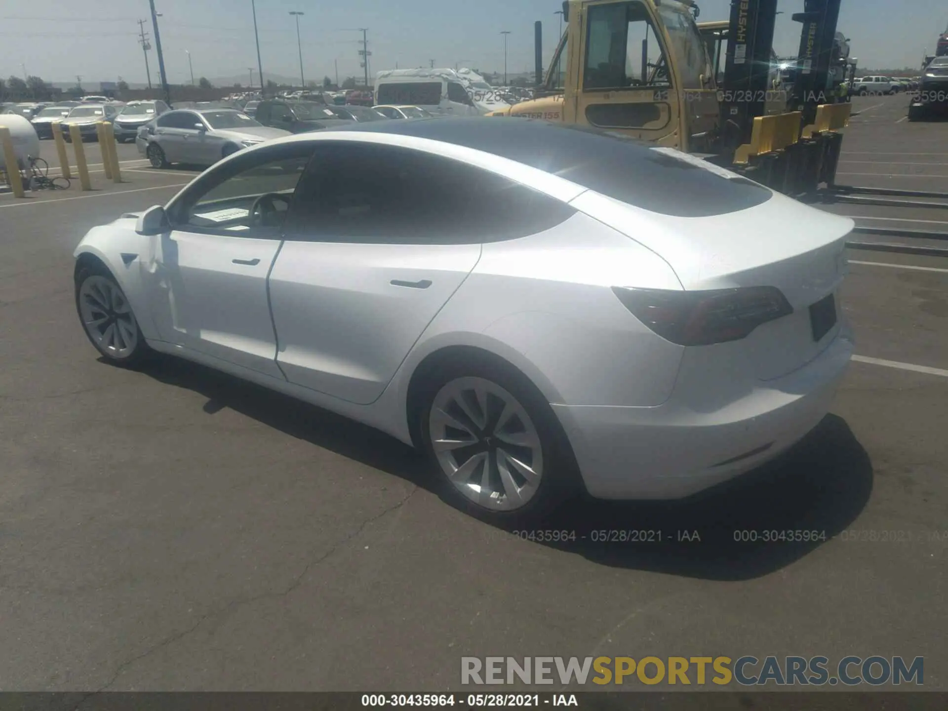 3 Photograph of a damaged car 5YJ3E1EA0MF927691 TESLA MODEL 3 2021