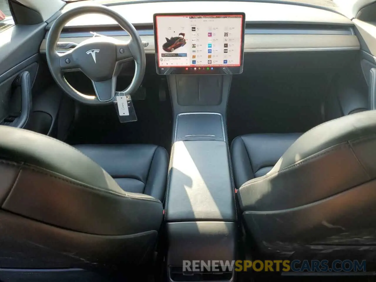8 Фотография поврежденного автомобиля 5YJ3E1EA0MF939193 TESLA MODEL 3 2021