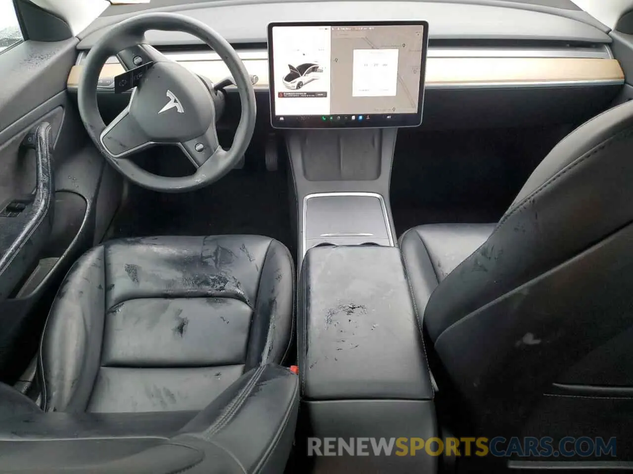 8 Photograph of a damaged car 5YJ3E1EA0MF940392 TESLA MODEL 3 2021