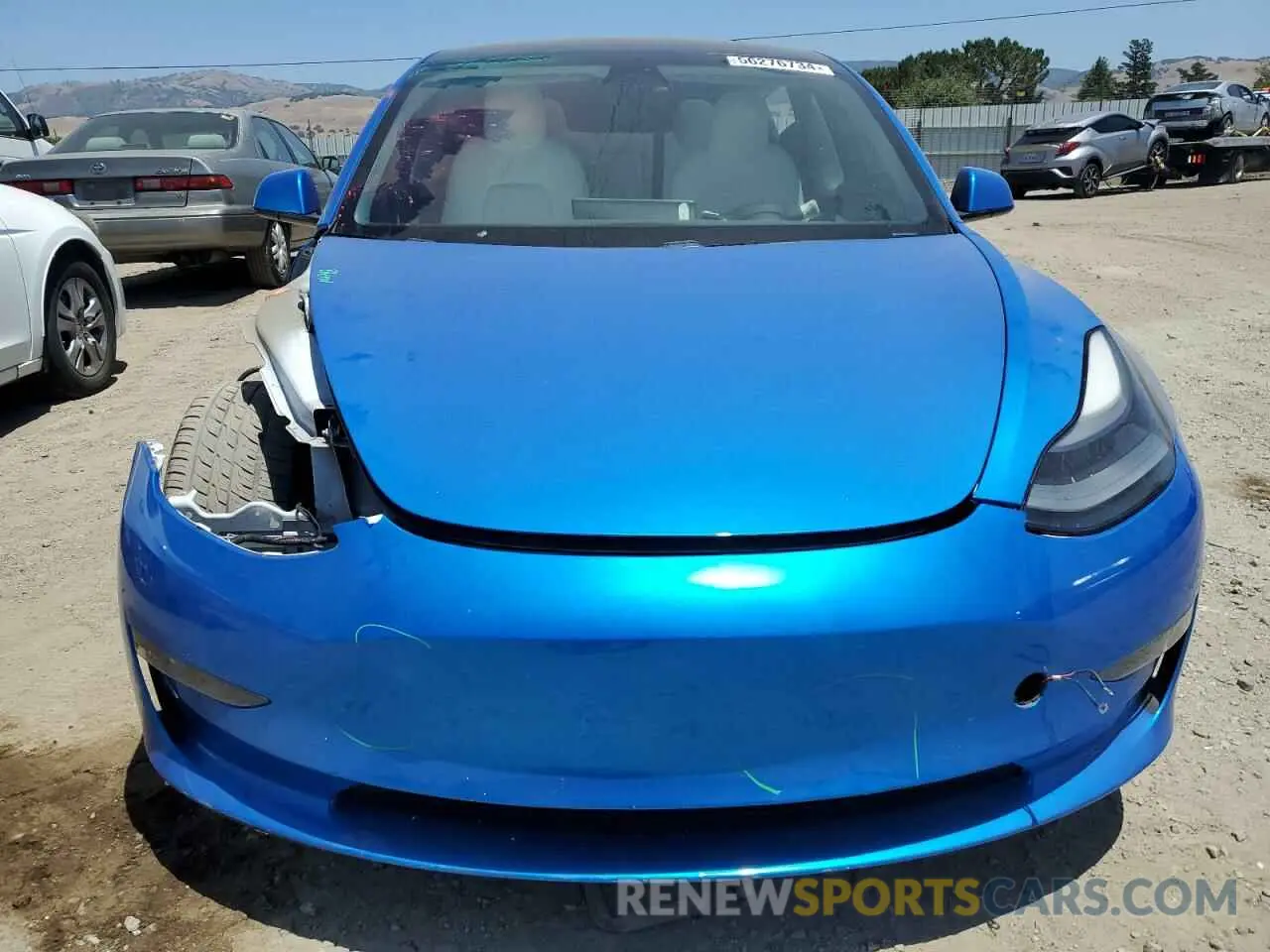5 Photograph of a damaged car 5YJ3E1EA0MF942983 TESLA MODEL 3 2021