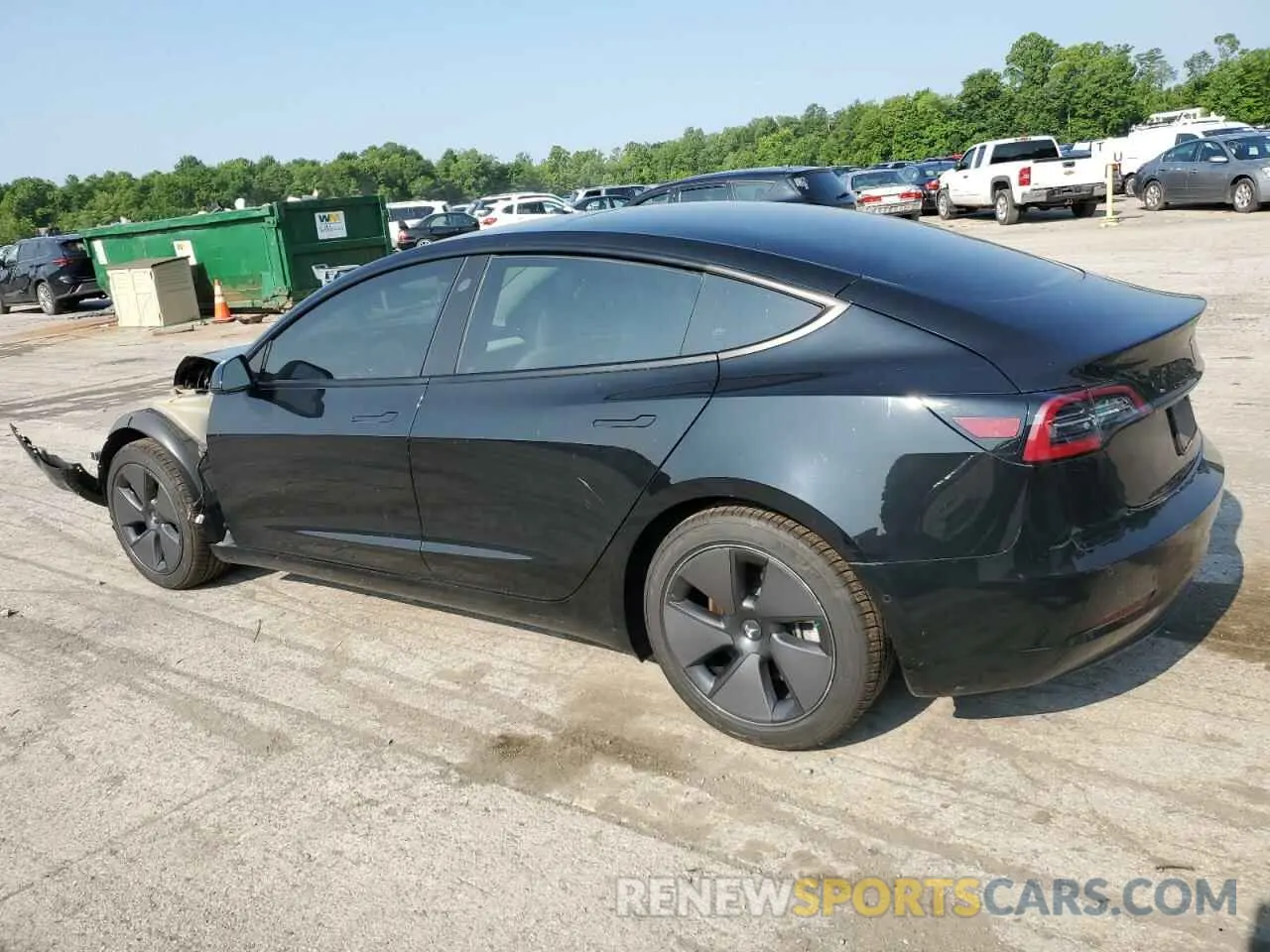 2 Фотография поврежденного автомобиля 5YJ3E1EA0MF964045 TESLA MODEL 3 2021