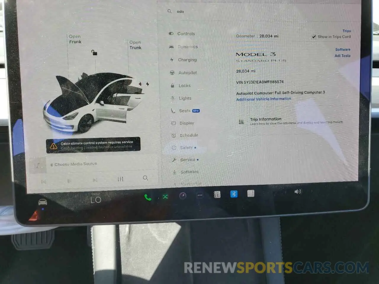 9 Фотография поврежденного автомобиля 5YJ3E1EA0MF985574 TESLA MODEL 3 2021