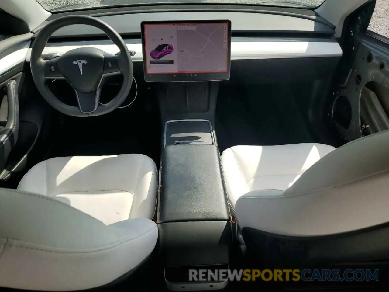 8 Photograph of a damaged car 5YJ3E1EA1MF024630 TESLA MODEL 3 2021