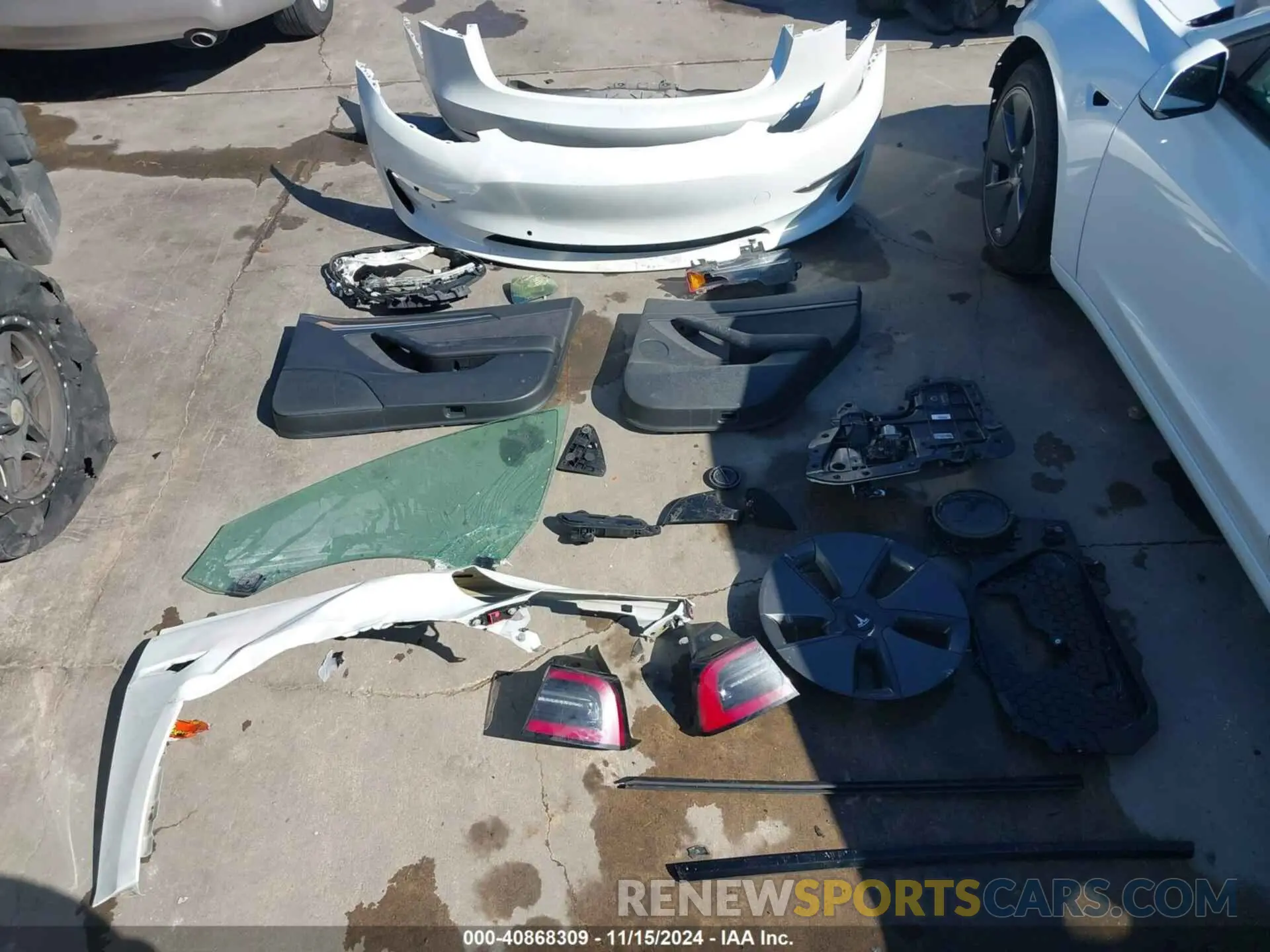 12 Photograph of a damaged car 5YJ3E1EA1MF065808 TESLA MODEL 3 2021