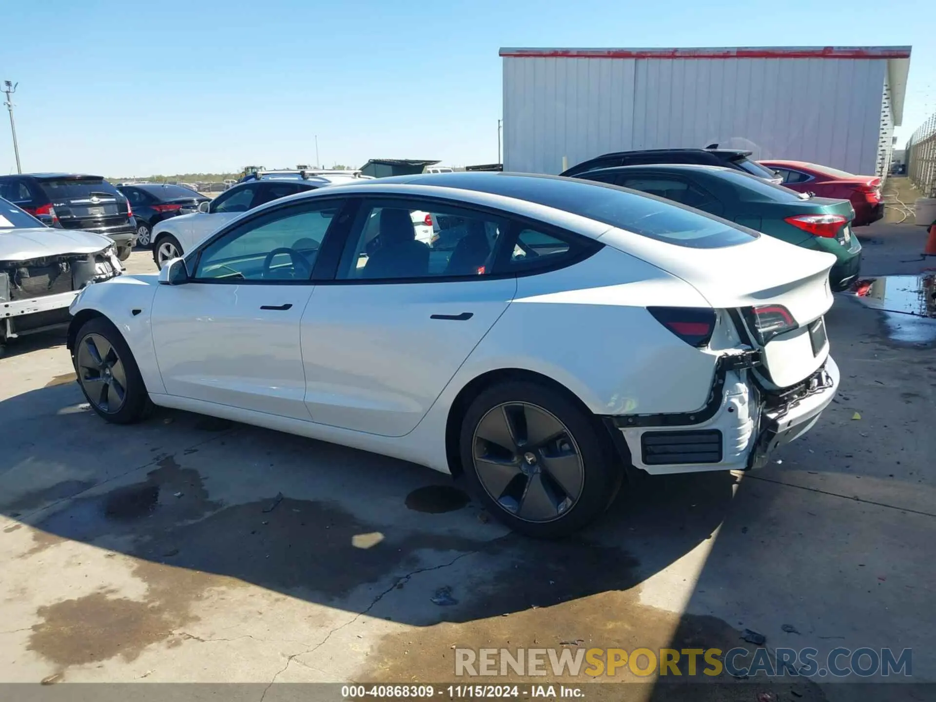 15 Photograph of a damaged car 5YJ3E1EA1MF065808 TESLA MODEL 3 2021