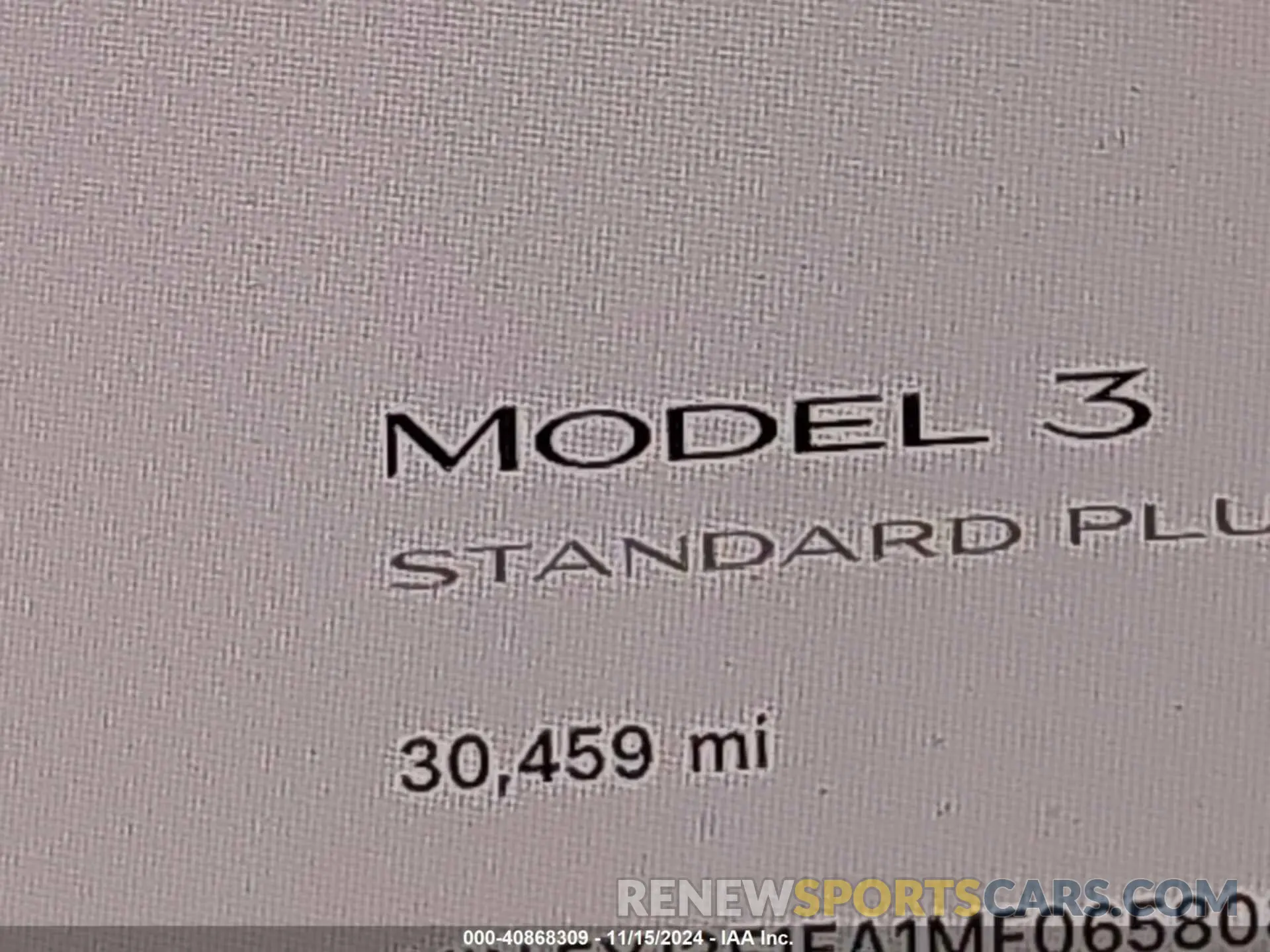 7 Photograph of a damaged car 5YJ3E1EA1MF065808 TESLA MODEL 3 2021