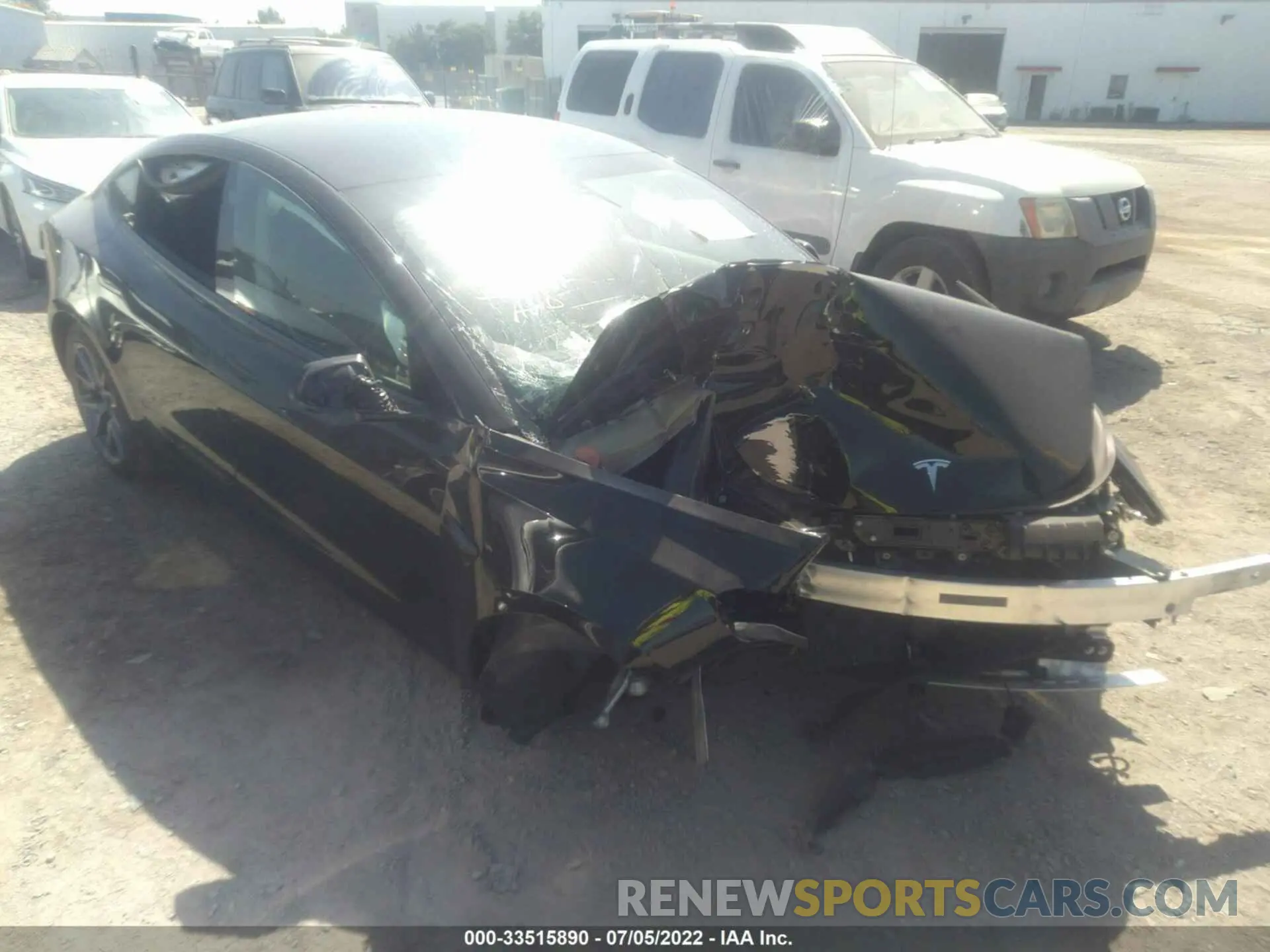 6 Photograph of a damaged car 5YJ3E1EA1MF067087 TESLA MODEL 3 2021