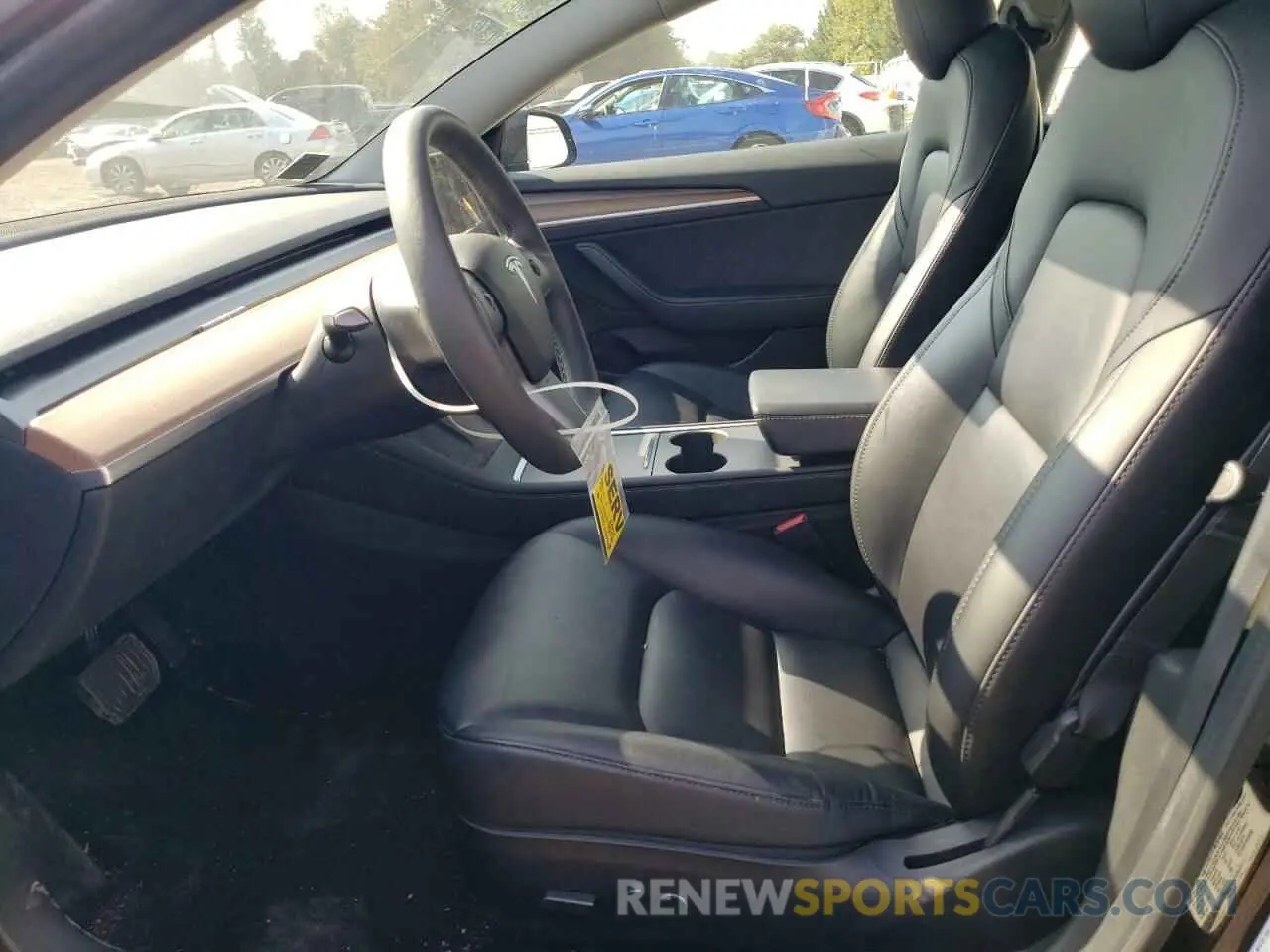 7 Photograph of a damaged car 5YJ3E1EA1MF084245 TESLA MODEL 3 2021