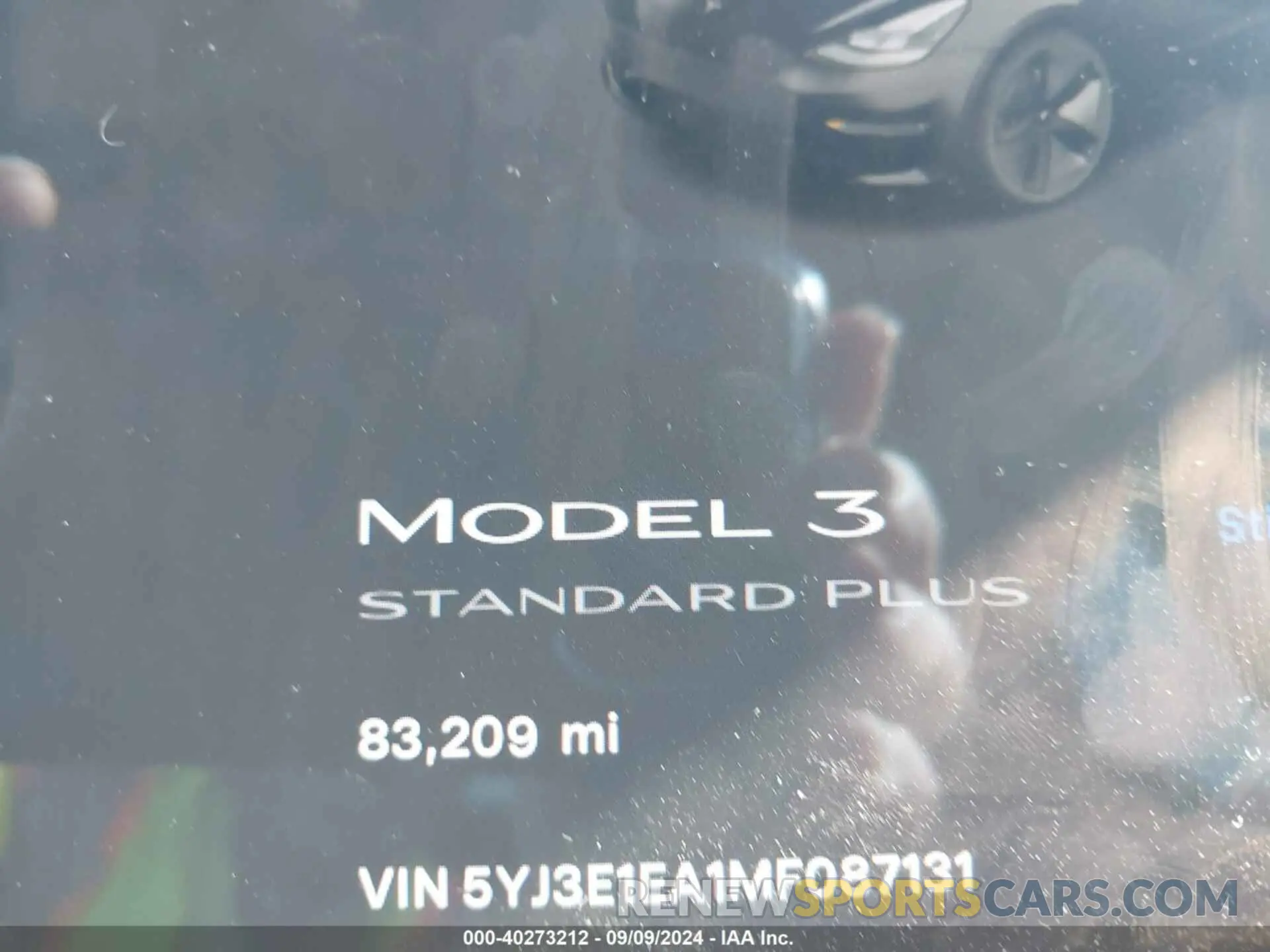 15 Photograph of a damaged car 5YJ3E1EA1MF087131 TESLA MODEL 3 2021