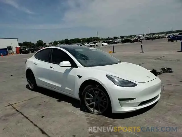 11 Photograph of a damaged car 5YJ3E1EA1MF091521 TESLA MODEL 3 2021