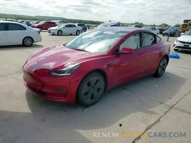 13 Photograph of a damaged car 5YJ3E1EA1MF092622 TESLA MODEL 3 2021