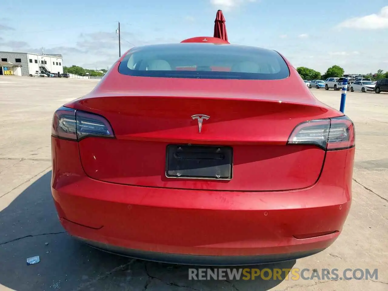 6 Photograph of a damaged car 5YJ3E1EA1MF092622 TESLA MODEL 3 2021