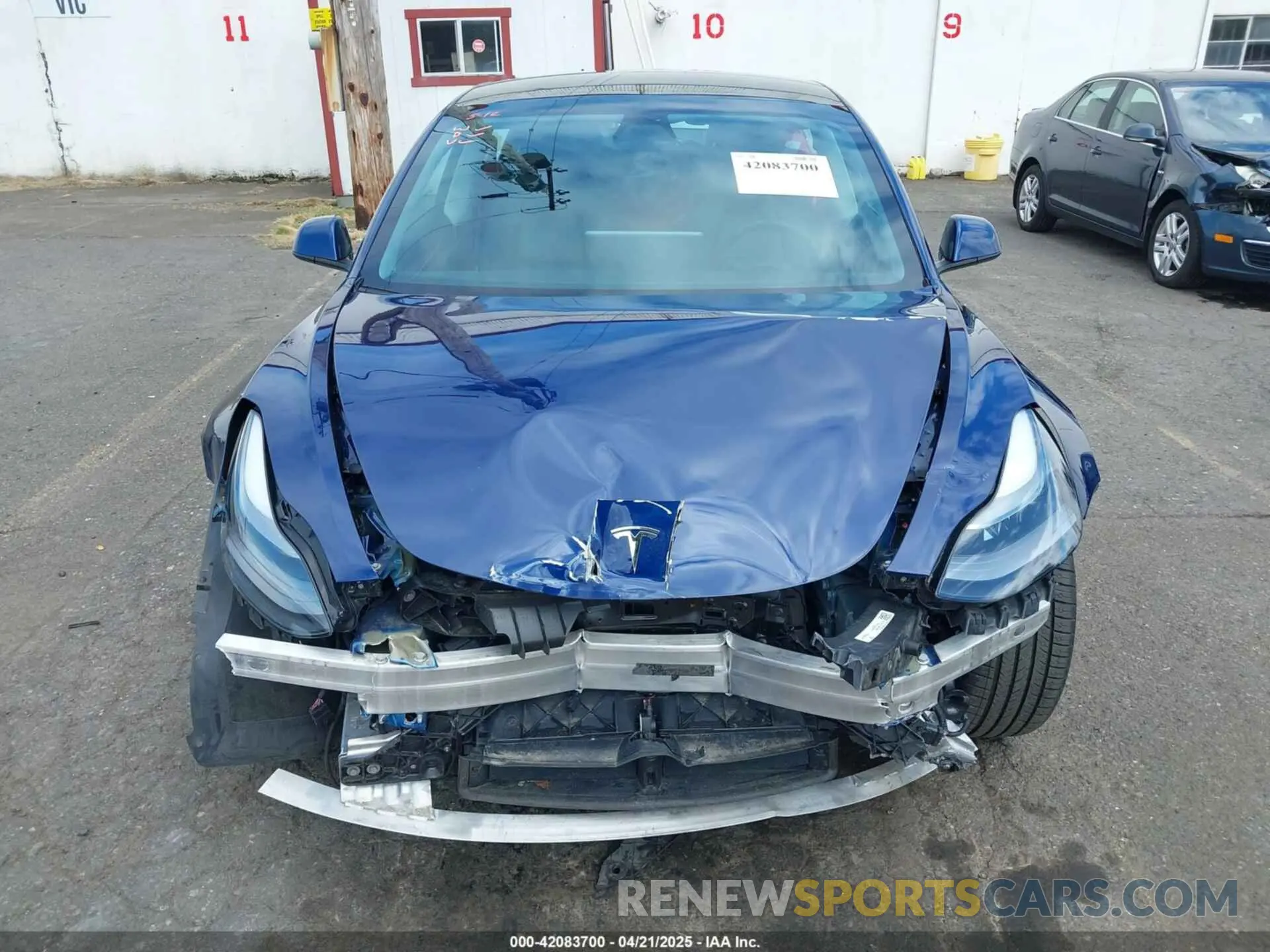 13 Фотография поврежденного автомобиля 5YJ3E1EA1MF094693 TESLA MODEL 3 2021