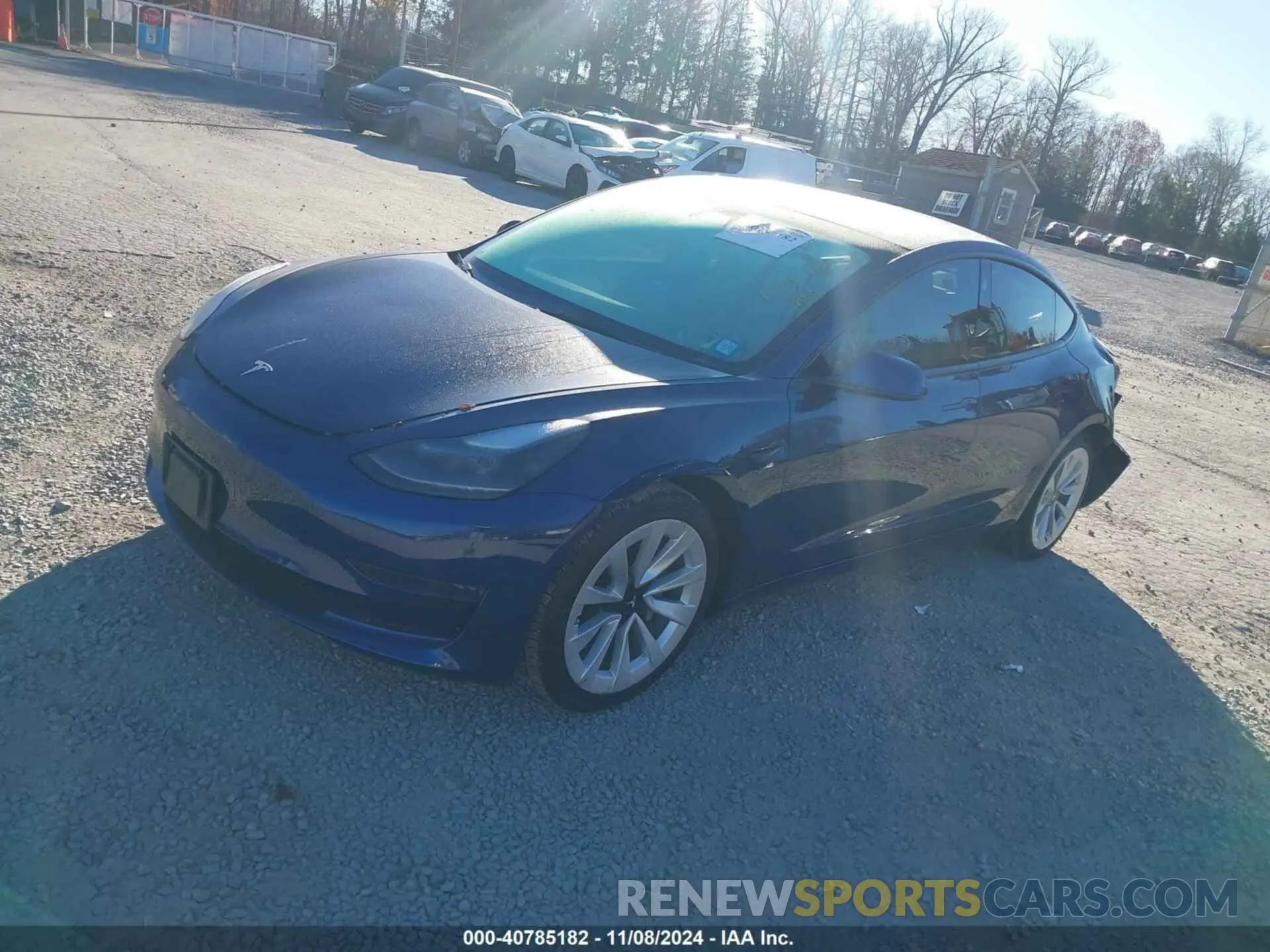 2 Photograph of a damaged car 5YJ3E1EA1MF098579 TESLA MODEL 3 2021