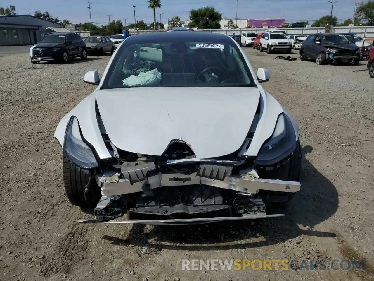 5 Photograph of a damaged car 5YJ3E1EA1MF871986 TESLA MODEL 3 2021