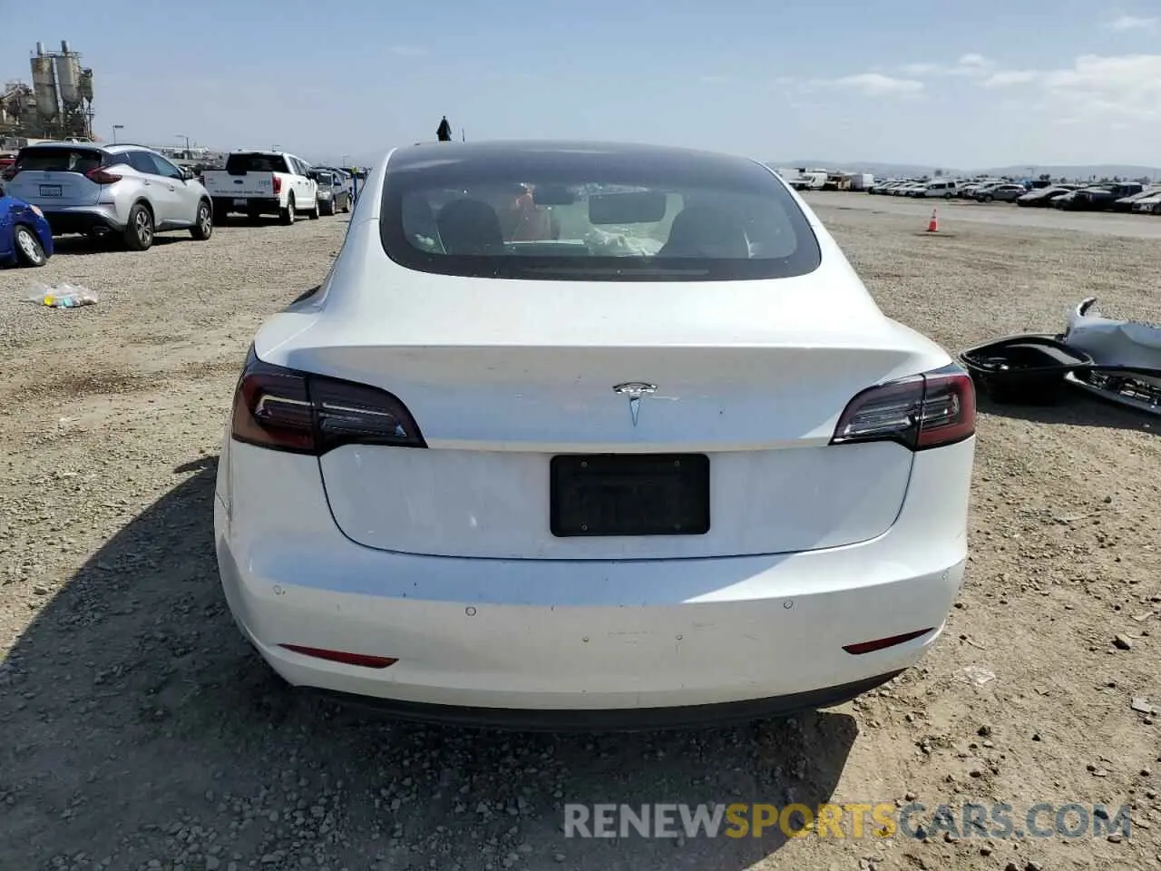 6 Photograph of a damaged car 5YJ3E1EA1MF871986 TESLA MODEL 3 2021