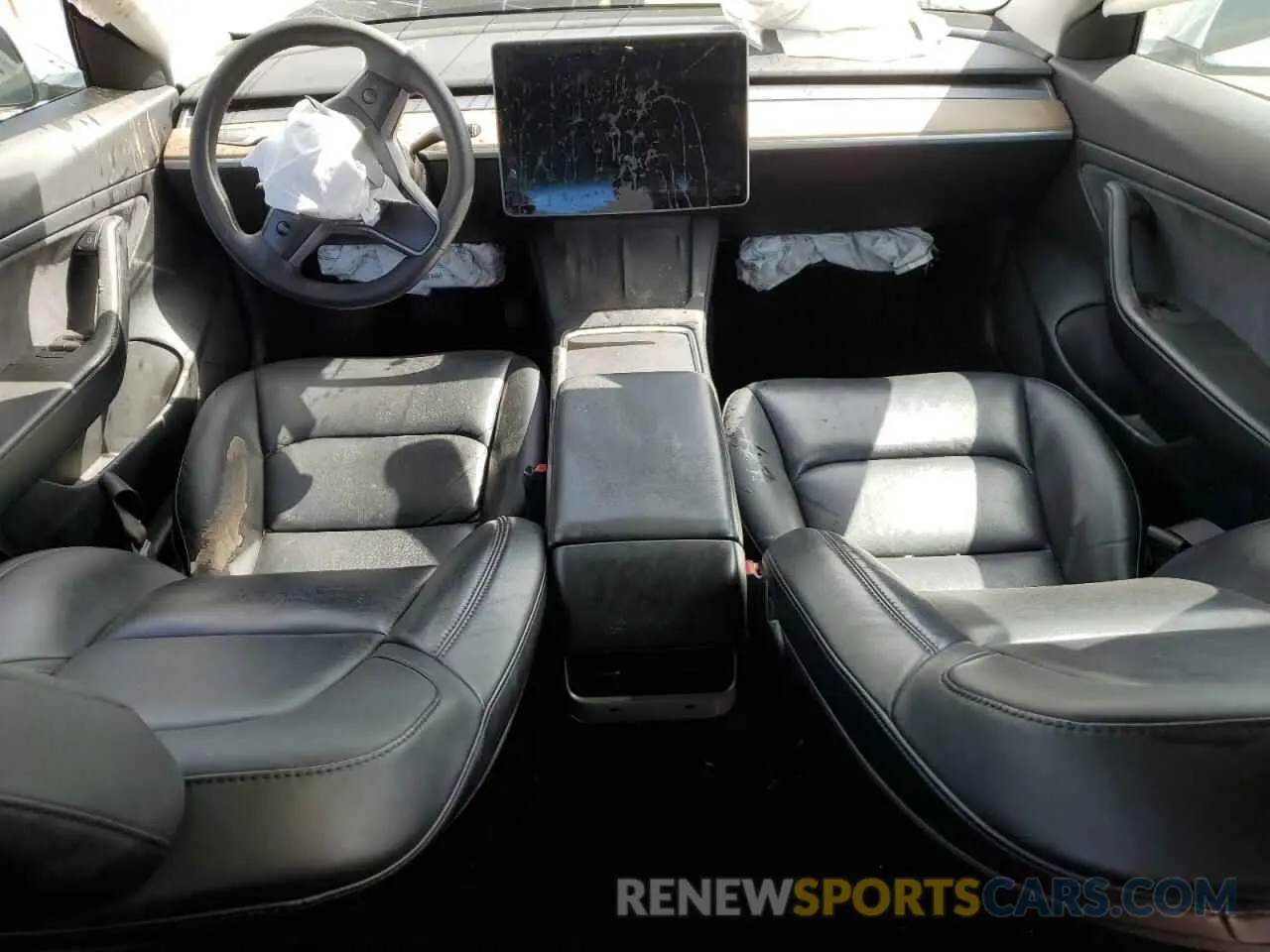 8 Photograph of a damaged car 5YJ3E1EA1MF871986 TESLA MODEL 3 2021
