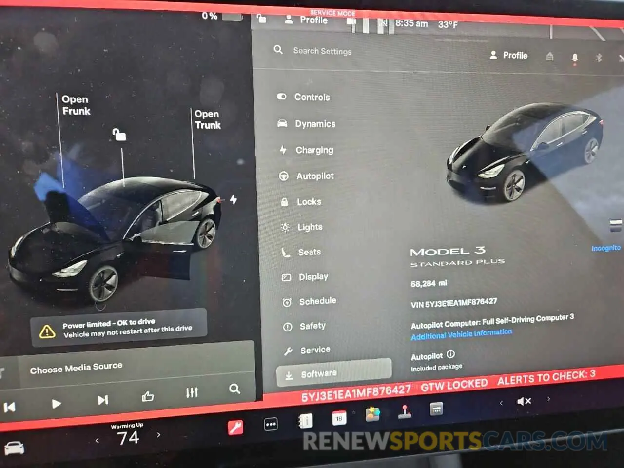 9 Фотография поврежденного автомобиля 5YJ3E1EA1MF876427 TESLA MODEL 3 2021