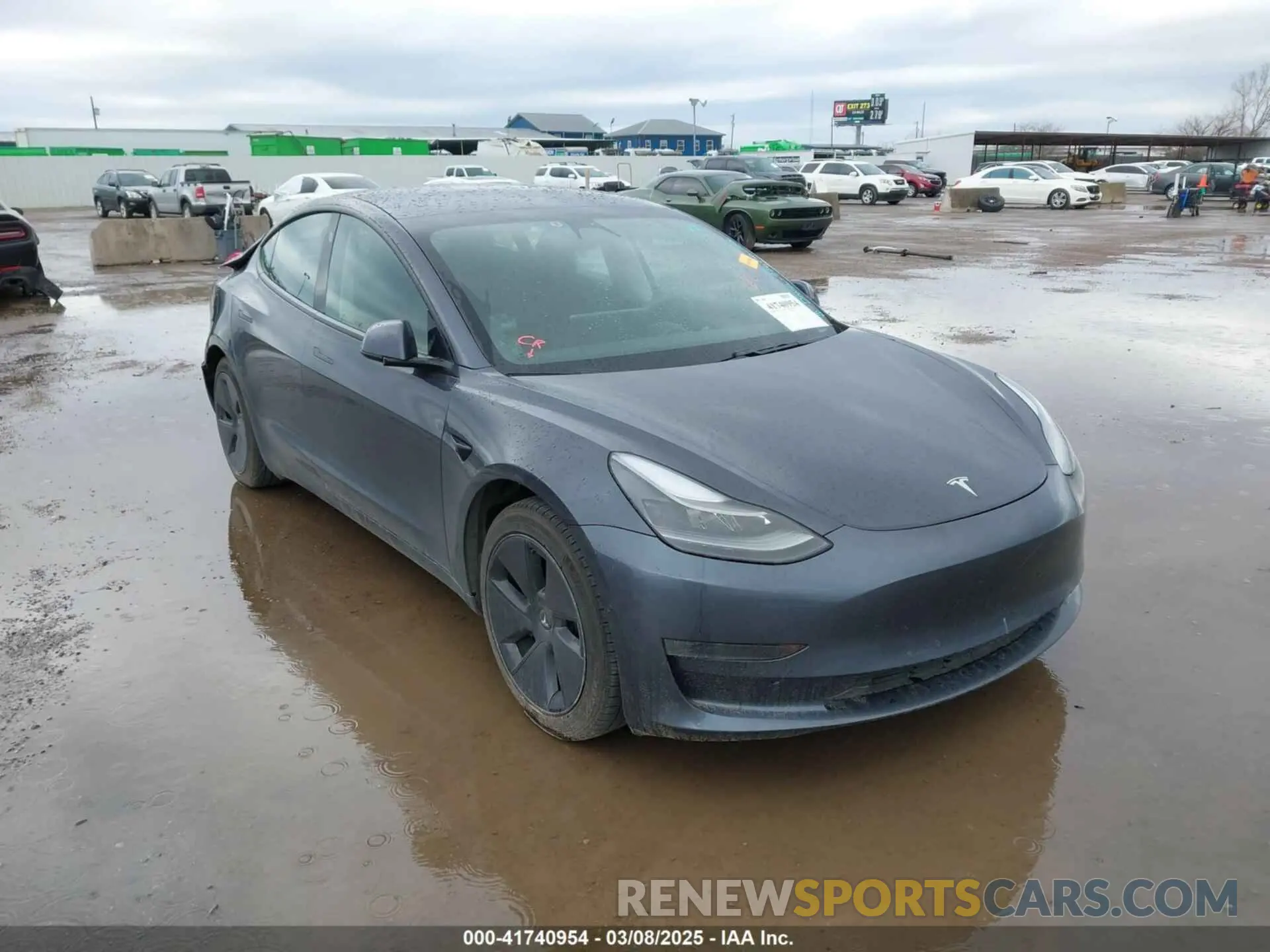 1 Фотография поврежденного автомобиля 5YJ3E1EA1MF976740 TESLA MODEL 3 2021