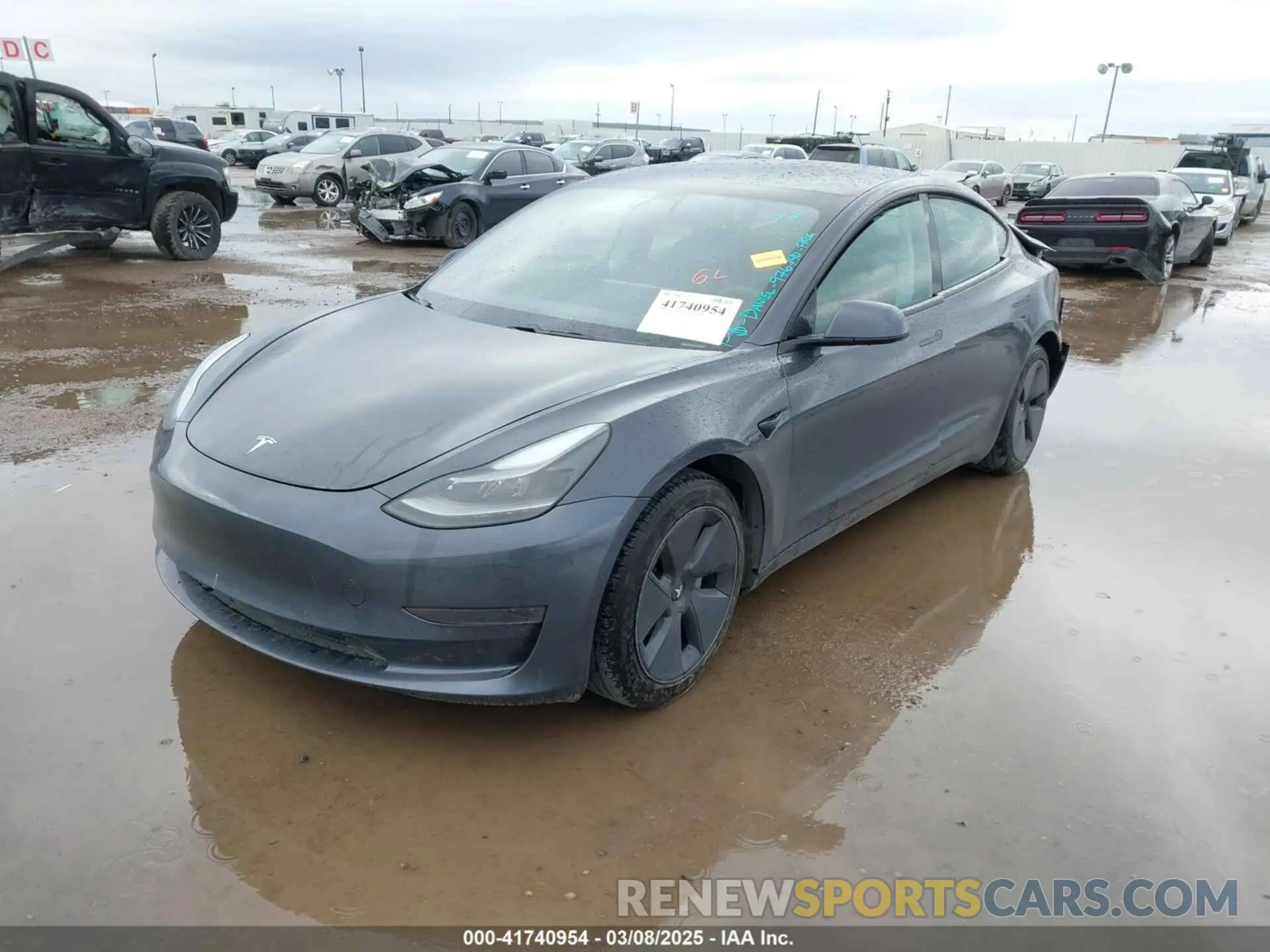 2 Фотография поврежденного автомобиля 5YJ3E1EA1MF976740 TESLA MODEL 3 2021