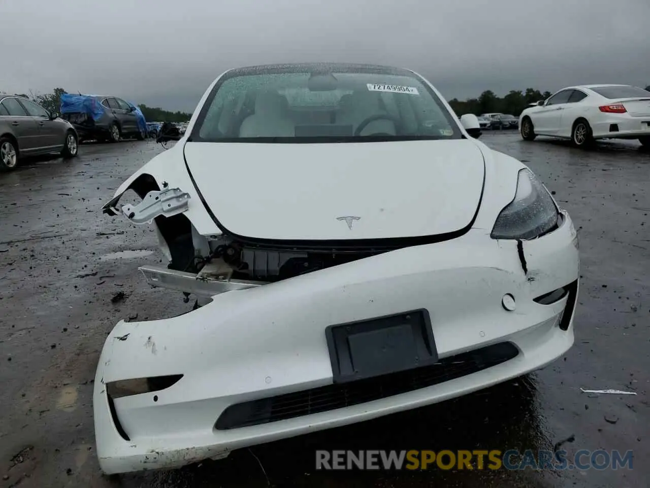 5 Photograph of a damaged car 5YJ3E1EA1MF987723 TESLA MODEL 3 2021