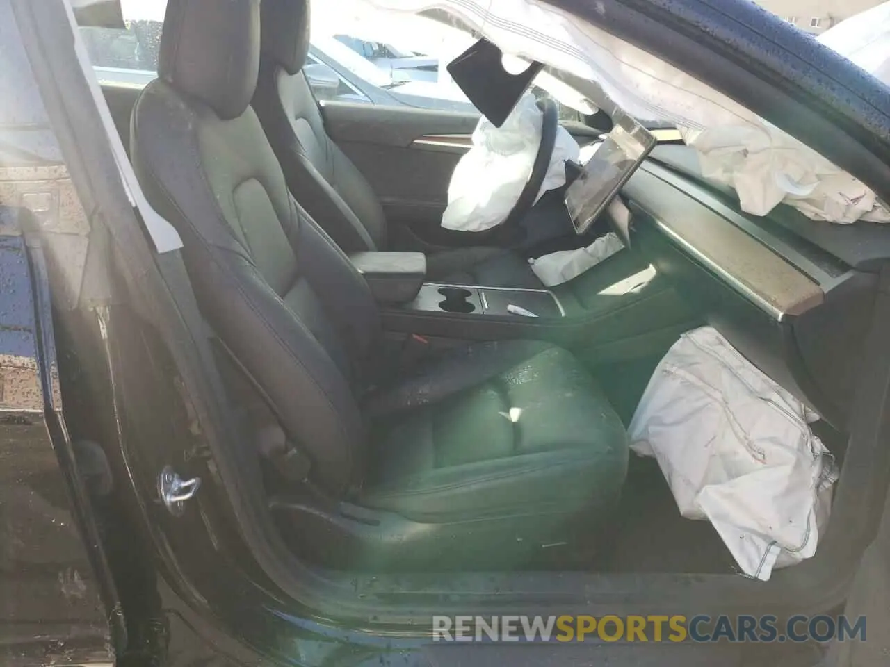5 Photograph of a damaged car 5YJ3E1EA1MF992016 TESLA MODEL 3 2021