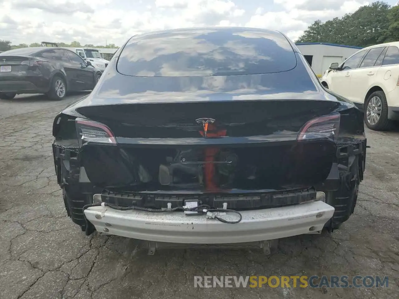 6 Photograph of a damaged car 5YJ3E1EA1MF996017 TESLA MODEL 3 2021