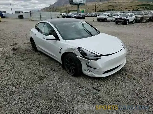 14 Photograph of a damaged car 5YJ3E1EA1MF997586 TESLA MODEL 3 2021