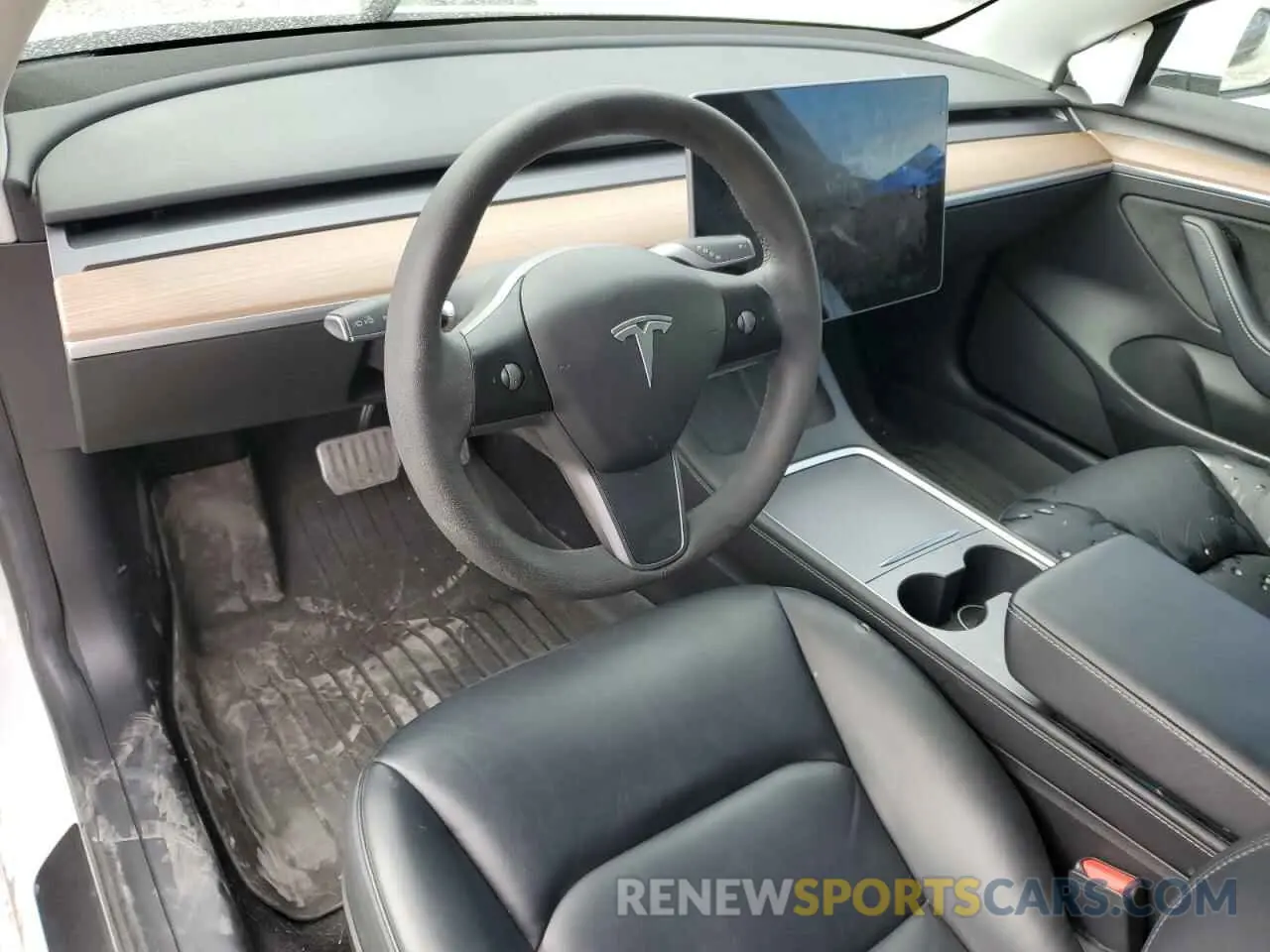8 Photograph of a damaged car 5YJ3E1EA1MF997586 TESLA MODEL 3 2021