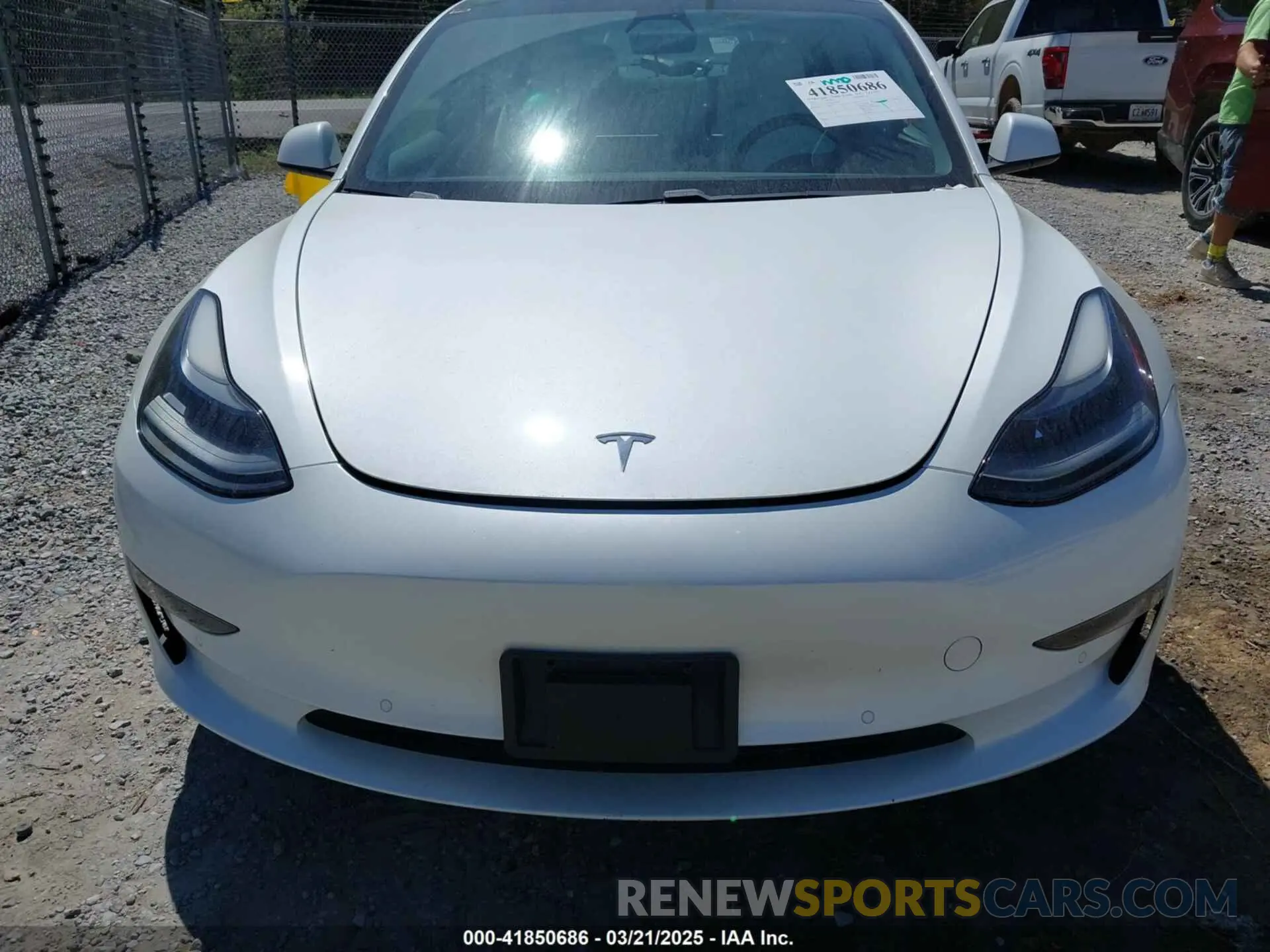 12 Photograph of a damaged car 5YJ3E1EA2MF020540 TESLA MODEL 3 2021