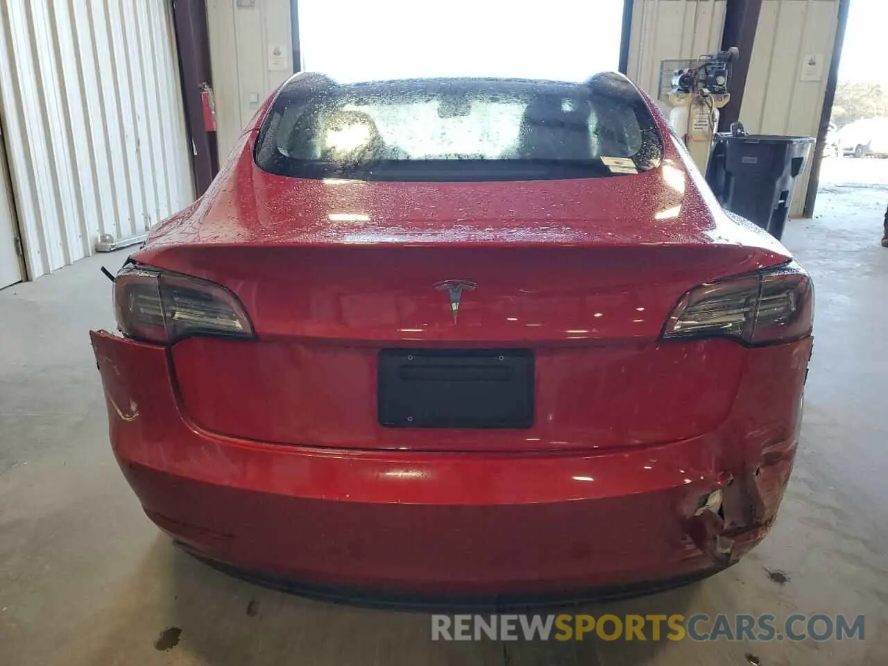6 Photograph of a damaged car 5YJ3E1EA2MF029867 TESLA MODEL 3 2021