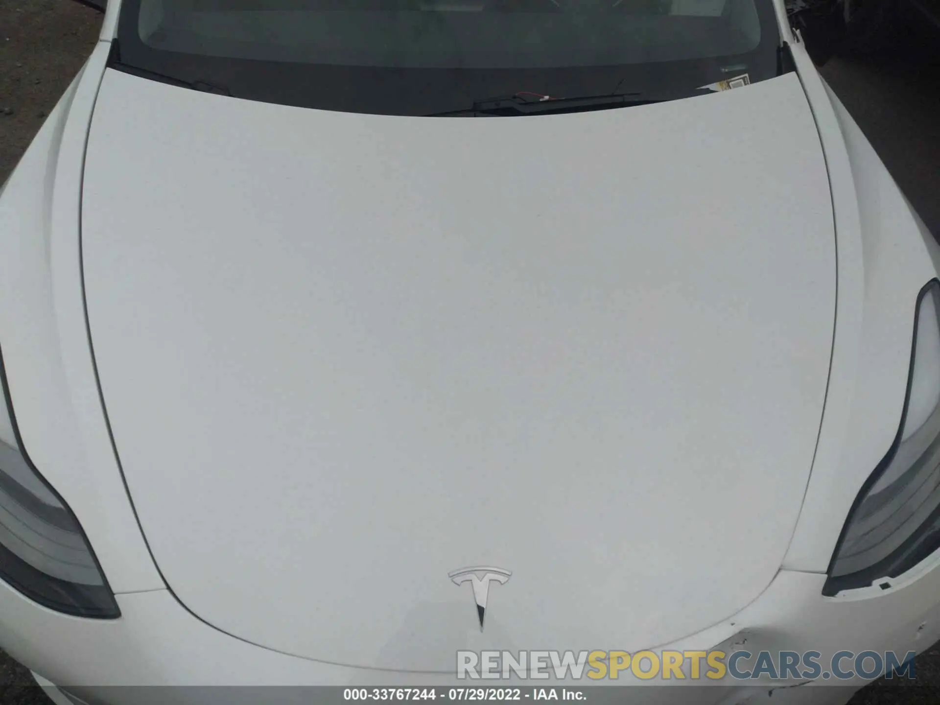 10 Photograph of a damaged car 5YJ3E1EA2MF031697 TESLA MODEL 3 2021