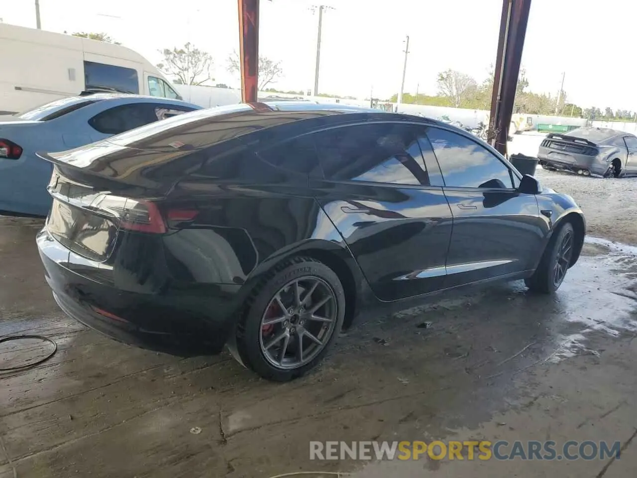 3 Фотография поврежденного автомобиля 5YJ3E1EA2MF048564 TESLA MODEL 3 2021