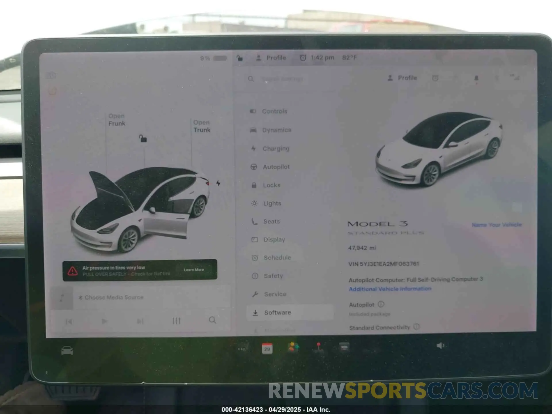 7 Photograph of a damaged car 5YJ3E1EA2MF063761 TESLA MODEL 3 2021