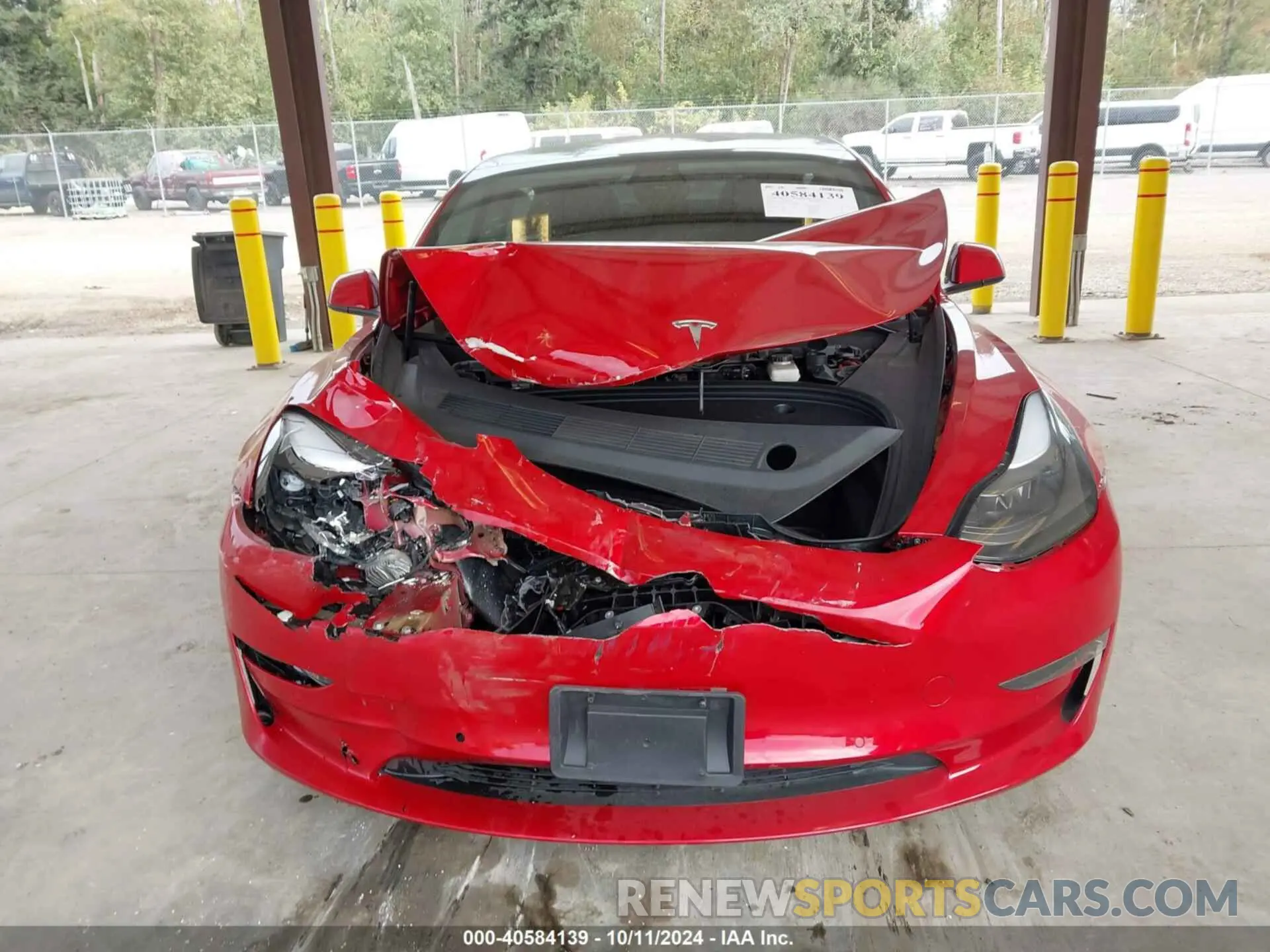 11 Фотография поврежденного автомобиля 5YJ3E1EA2MF866988 TESLA MODEL 3 2021
