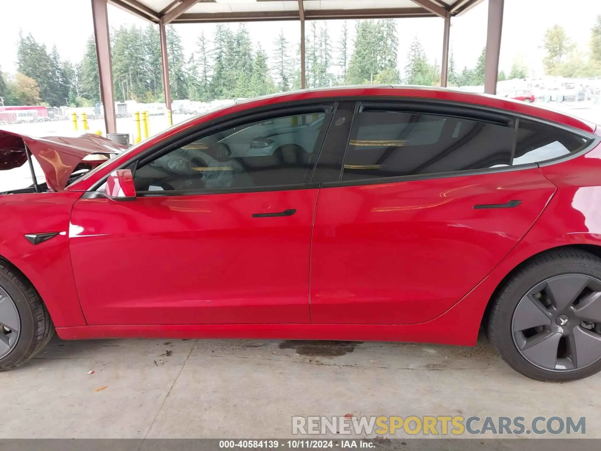 13 Фотография поврежденного автомобиля 5YJ3E1EA2MF866988 TESLA MODEL 3 2021