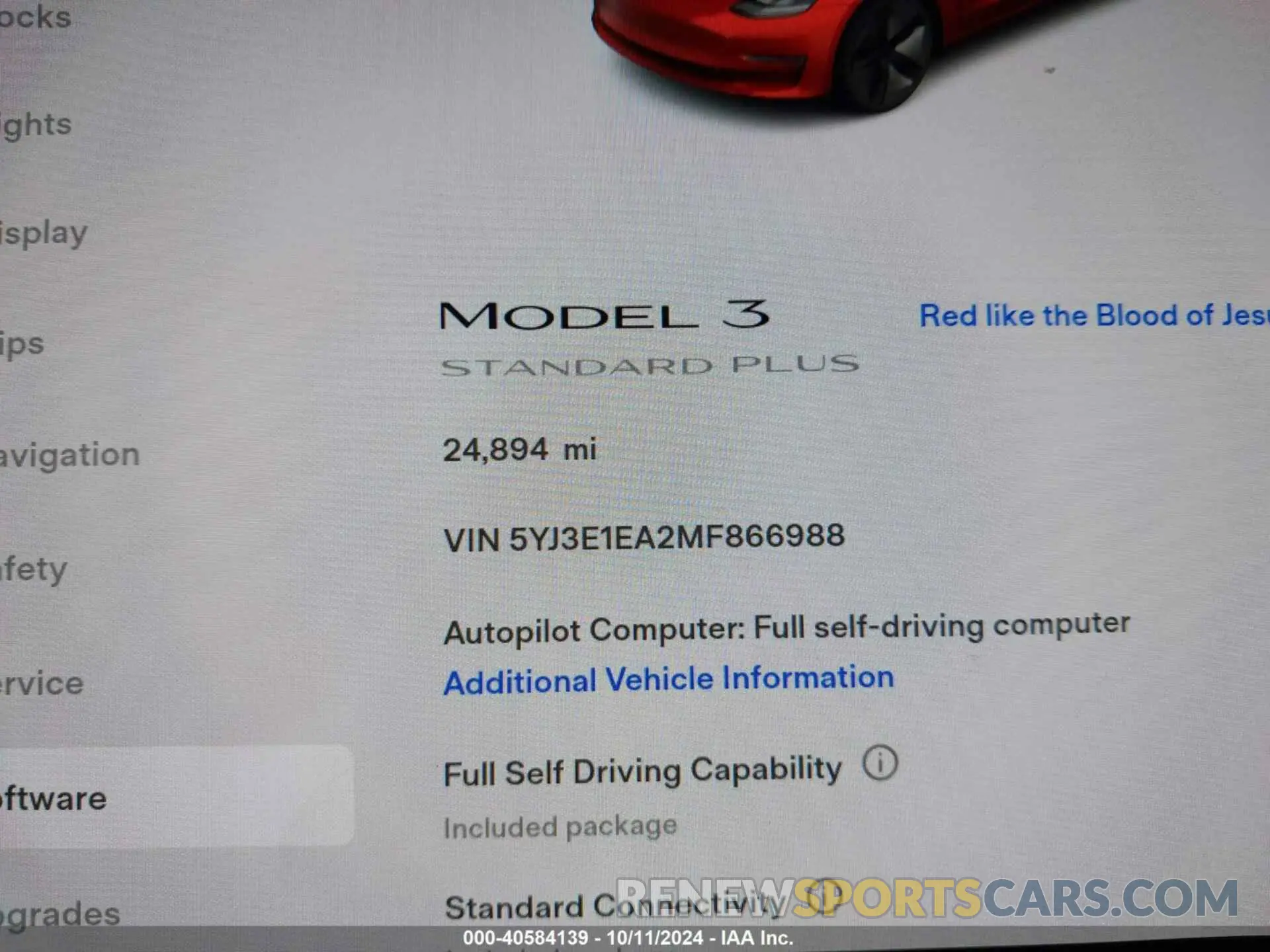 7 Фотография поврежденного автомобиля 5YJ3E1EA2MF866988 TESLA MODEL 3 2021