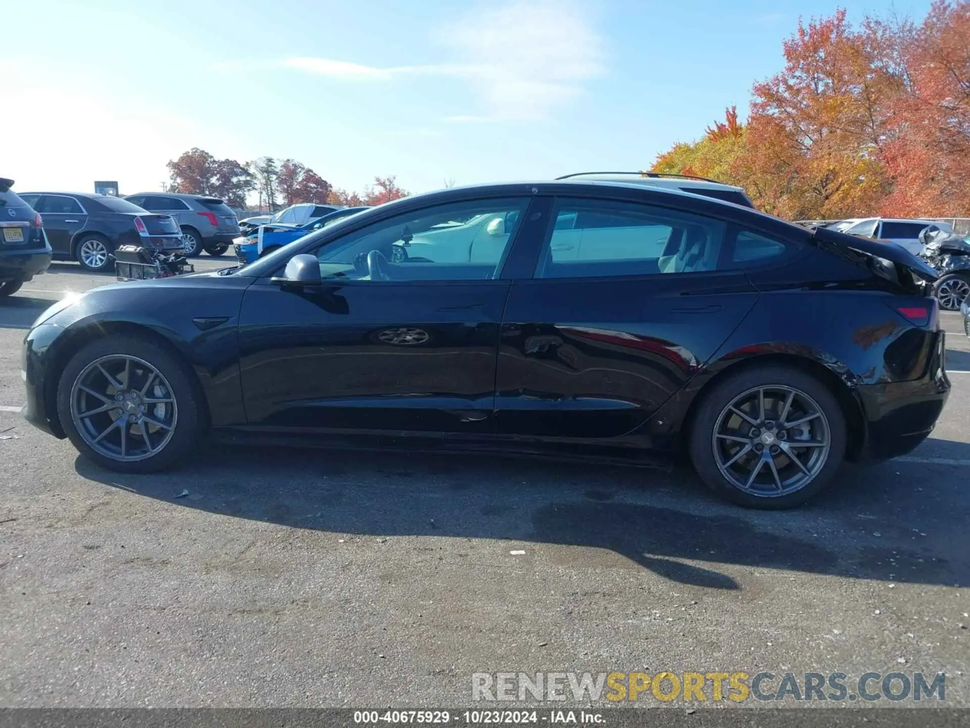 13 Photograph of a damaged car 5YJ3E1EA2MF911640 TESLA MODEL 3 2021
