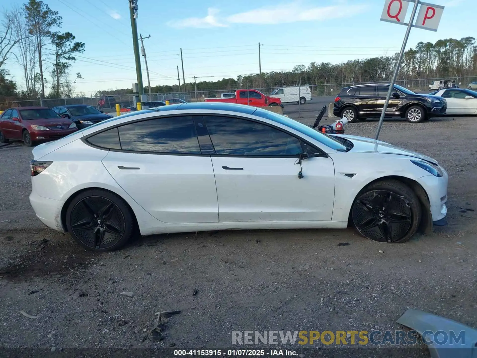13 Photograph of a damaged car 5YJ3E1EA2MF920502 TESLA MODEL 3 2021