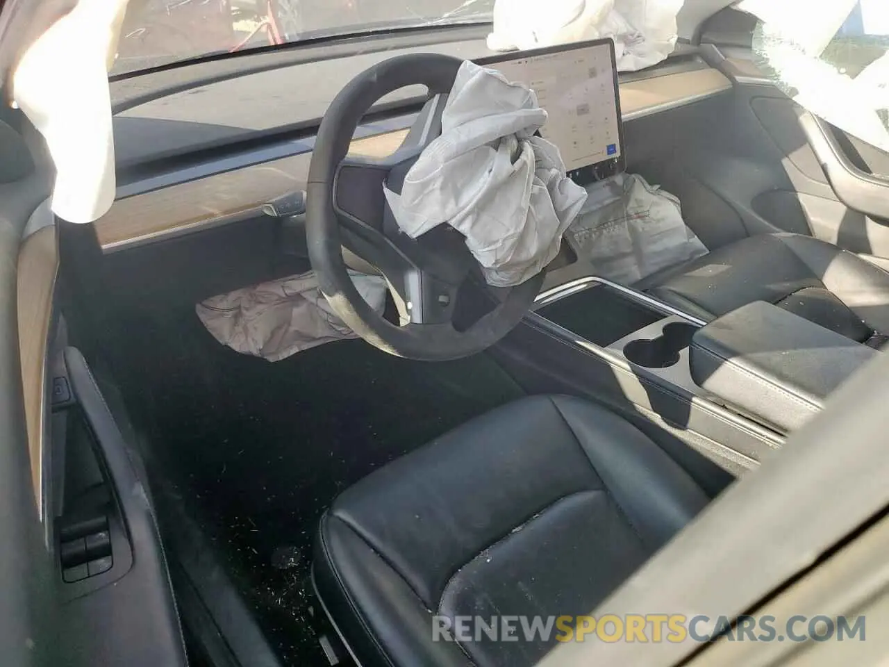 8 Photograph of a damaged car 5YJ3E1EA2MF977007 TESLA MODEL 3 2021