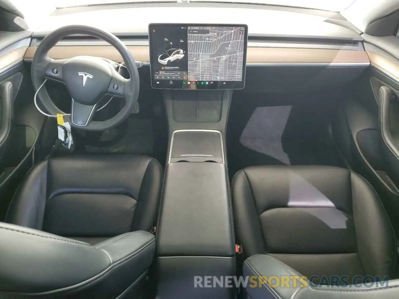 8 Photograph of a damaged car 5YJ3E1EA2MF997936 TESLA MODEL 3 2021