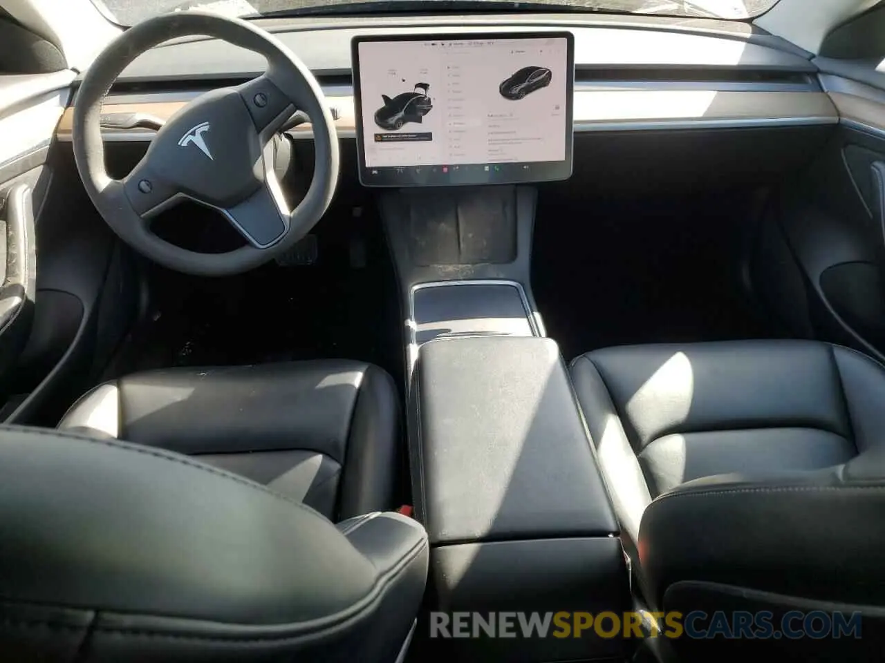 8 Фотография поврежденного автомобиля 5YJ3E1EA3MF017176 TESLA MODEL 3 2021