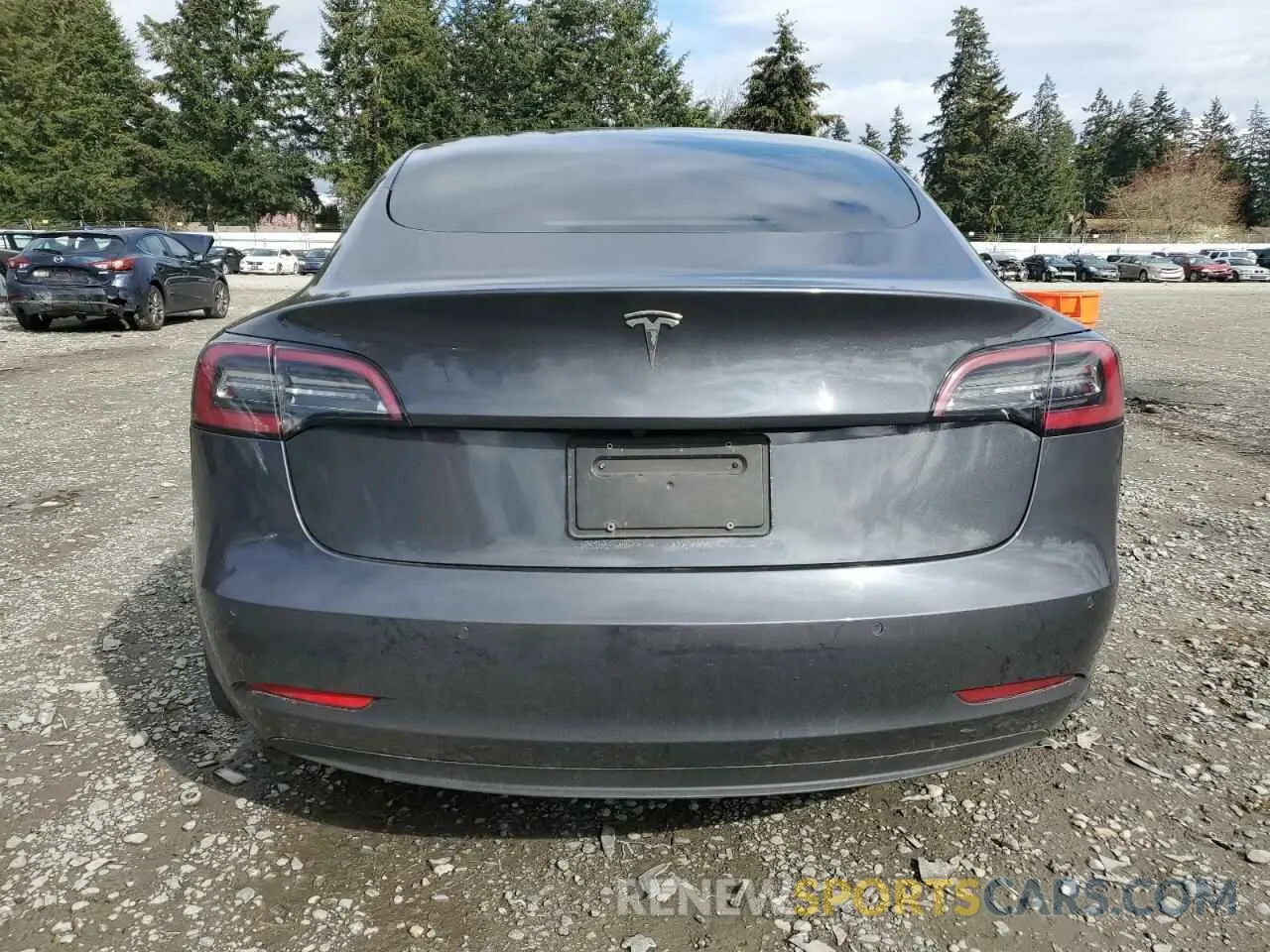 6 Photograph of a damaged car 5YJ3E1EA3MF017744 TESLA MODEL 3 2021