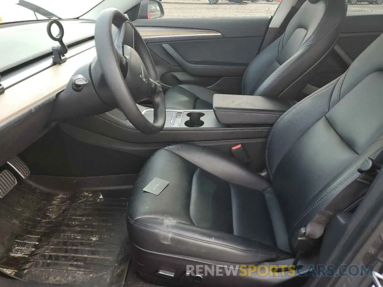 7 Photograph of a damaged car 5YJ3E1EA3MF017744 TESLA MODEL 3 2021