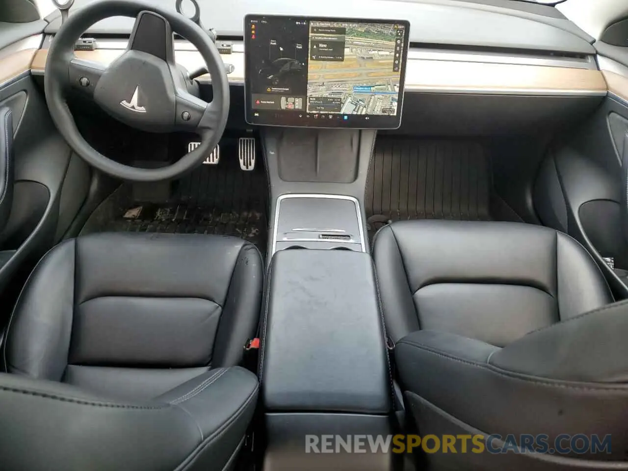 8 Photograph of a damaged car 5YJ3E1EA3MF017744 TESLA MODEL 3 2021